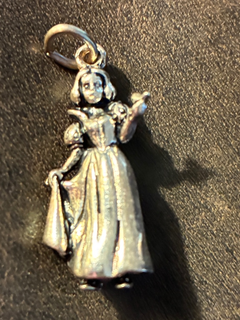 Vintage Silver Snow White Charm